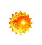 燦然輝く太陽の紋章1勇気と希望 炎の勇者（個別スタンプ：13）