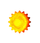 燦然輝く太陽の紋章1勇気と希望 炎の勇者（個別スタンプ：17）