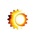 燦然輝く太陽の紋章1勇気と希望 炎の勇者（個別スタンプ：34）