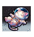 宇宙猫  KRA（個別スタンプ：9）