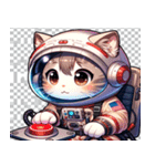 宇宙猫  KRA（個別スタンプ：10）