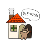 くまココちゃんの日常で使えるスタンプ（個別スタンプ：18）