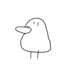 ゆるいいきもの。（個別スタンプ：1）