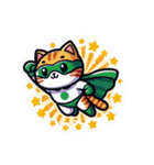 スーパーにゃんSticker(ネコ)Stic-(修正版)（個別スタンプ：14）