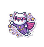 スーパーにゃんSticker(ネコ)Stic-(修正版)（個別スタンプ：20）