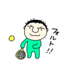 ちょいとゆるおじ(テニスver.)（個別スタンプ：8）