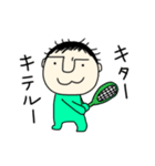 ちょいとゆるおじ(テニスver.)（個別スタンプ：19）