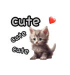 Kitten heart stamp！（個別スタンプ：3）