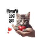 Kitten heart stamp！（個別スタンプ：5）