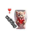 Kitten heart stamp！（個別スタンプ：18）