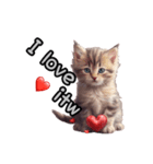 Kitten heart stamp！（個別スタンプ：30）