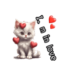 Kitten heart stamp！（個別スタンプ：31）