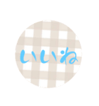 可愛い形「柄」スタンプ（個別スタンプ：6）