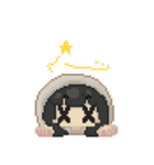 病みかわちゃんのドット絵スタンプ（個別スタンプ：19）