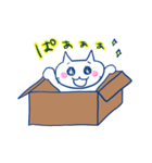 箱入りの猫の世界。（個別スタンプ：14）