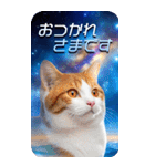 毎日面白い宇宙猫【BIGスタンプ】（個別スタンプ：1）