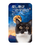 毎日面白い宇宙猫【BIGスタンプ】（個別スタンプ：13）