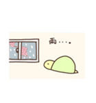 春を感じるかめ（個別スタンプ：34）