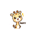 キリンの感情ガーデン（個別スタンプ：1）