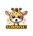 キリンの感情ガーデン（個別スタンプ：3）