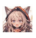 [かわいい]猫の女の子1（個別スタンプ：2）
