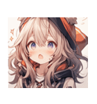 [かわいい]猫の女の子1（個別スタンプ：5）