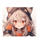 [かわいい]猫の女の子1（個別スタンプ：10）