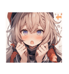 [かわいい]猫の女の子1（個別スタンプ：12）