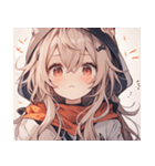 [かわいい]猫の女の子1（個別スタンプ：18）