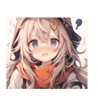 [かわいい]猫の女の子1（個別スタンプ：23）