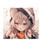 [かわいい]猫の女の子1（個別スタンプ：24）
