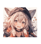 [かわいい]猫の女の子1（個別スタンプ：29）