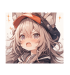 [かわいい]猫の女の子1（個別スタンプ：30）