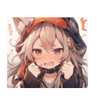 [かわいい]猫の女の子1（個別スタンプ：32）