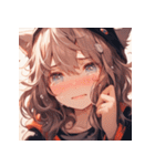 [かわいい]猫の女の子1（個別スタンプ：36）