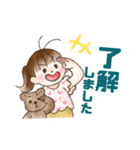 小さな女の子の、かわいい日常スタンプ3（個別スタンプ：6）