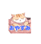 パジャマ猫＜おやすみ＞（個別スタンプ：13）
