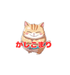 水着猫＜かしこまり＞（個別スタンプ：9）