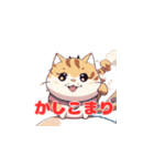 水着猫＜かしこまり＞（個別スタンプ：13）