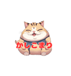 水着猫＜かしこまり＞（個別スタンプ：40）