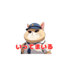 お出かけ猫＜いってまいる＞（個別スタンプ：28）