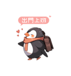 [B]かわいい手書きのペンギン（個別スタンプ：10）