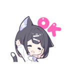 いくちゃんスタンプ（くろねこばーじょん）（個別スタンプ：1）