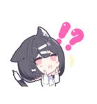 いくちゃんスタンプ（くろねこばーじょん）（個別スタンプ：8）