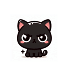 かわいい 黒猫（個別スタンプ：7）