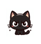 かわいい 黒猫（個別スタンプ：13）