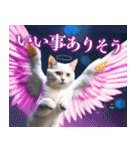 聖なる猫天使に祝福を✨（個別スタンプ：12）