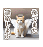 聖なる猫天使に祝福を✨（個別スタンプ：15）