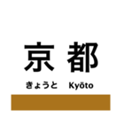 奈良線(京都-奈良)の駅名スタンプ（個別スタンプ：1）