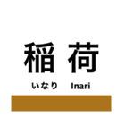 奈良線(京都-奈良)の駅名スタンプ（個別スタンプ：3）